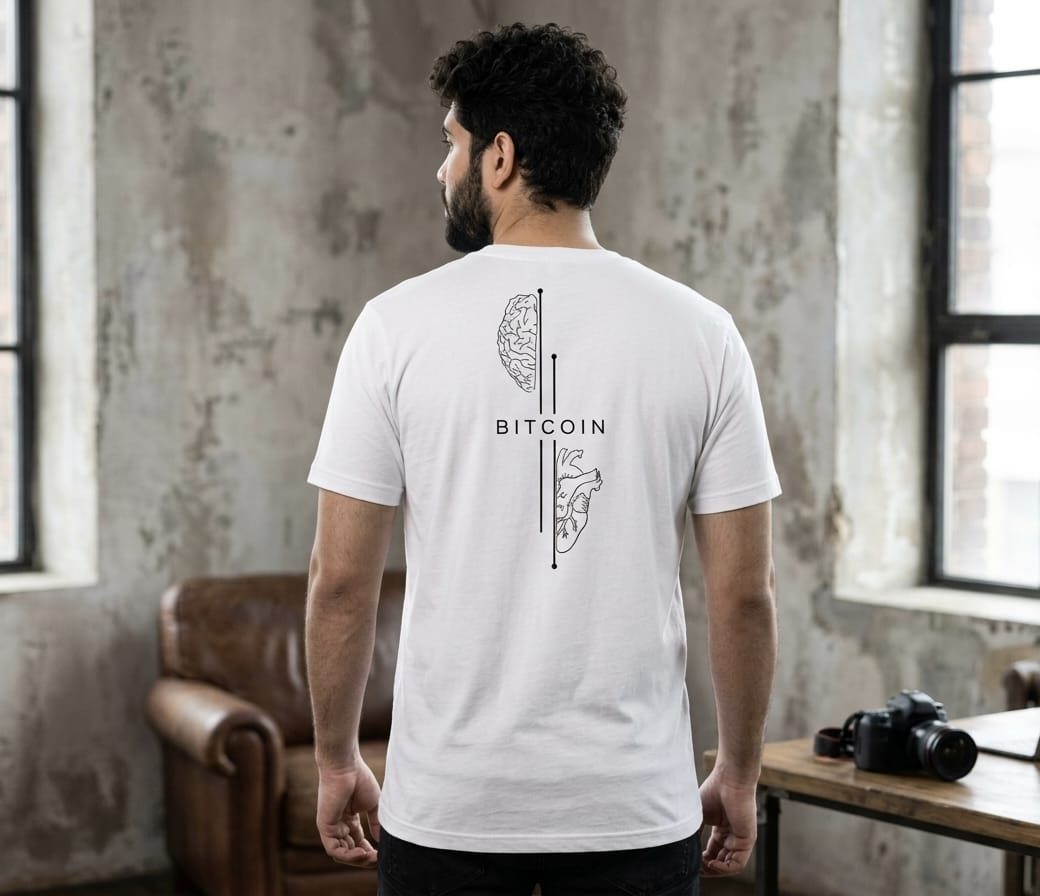 Mind & Heart Bitcoin T-Shirt - Image 6